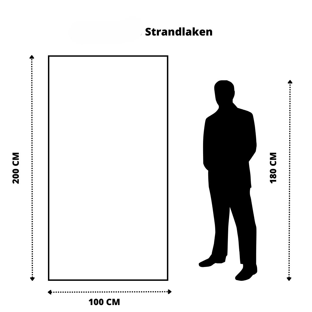 Strandlaken 100 x 180